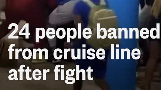 24 people banned from cruise line after fight