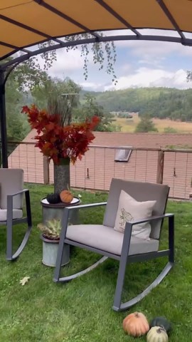 Sunjoy Lindt 9.5 x 11 ft. Outdoor Steel Arched Pergola with Adjustable Canopy for Patio, Backyard, and Garden, Tan & Brown