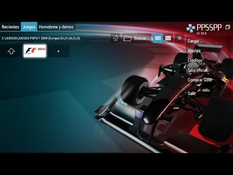F1 2009 (Español) de Playstation Portable (PSP) con emulador PPSSPP. Gameplay del GP de Australia