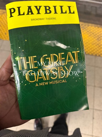 First Broadway Show: The Great Gatsby Musical at Broadway Theatre