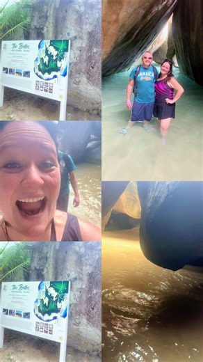 Exploring the incredible rock formations and hidden caves at The Baths in Virgin Gorda is a bucket-list Caribbean experience 🌊🏝️ Let Boundless Horizons Travel help you discover places like this. #VirginGorda #TheBaths #CaribbeanTravel #TravelAdvisor #fyp