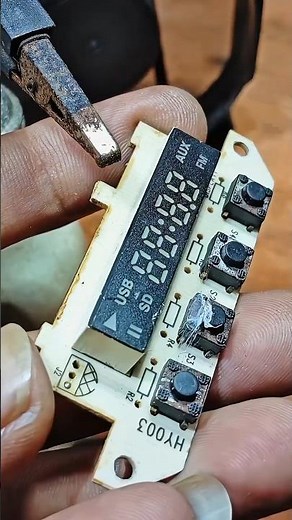 lcd mp3 module install #component #pcb #replacement