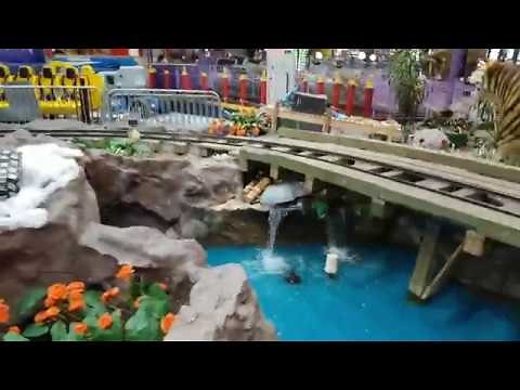 Fantasy Fair Express (Train Ride) On Ride POV Footage - Fantasy Fair Indoor Amusement Park