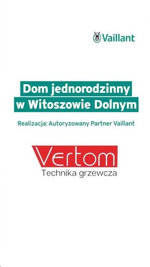 Realizacje Vaillant – aroTHERM mono VWL 85/3 – Vaillant Polska