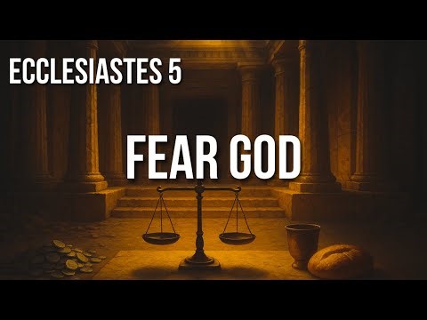 Ecclesiastes 5 – Fear God, Keep Your Vows, and Enjoy His Gifts