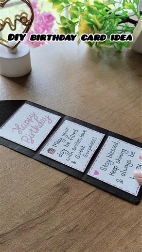 DIY Birthday Card Idea | Easy Handmade Birthday Card | Cute & Simple Greeting Card |