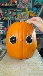Pumpkin Blob Mask #weirdart #blob #artprocess #halloween | Nick Douillard