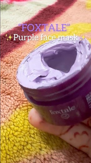 I Tried The Viral Purple Face Mask