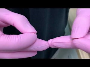 How to take out and put in threadless jewelry