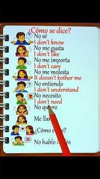 VOCABULARIO BÁSICO EN INGLÉS – APRENDE INGLÉS PARA PRINCIPIANTES 📖🇺🇸🤩 #ingles #aprenderingles