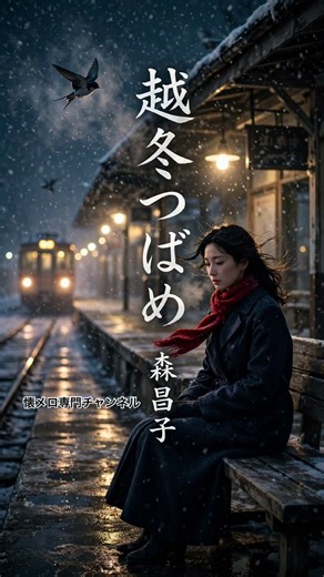 森昌子越冬つばめ森昌子「越冬つばめ」冬の空を舞う一羽のつばめに、切なさと哀愁を重ねて…❄️心に残る名曲です。#森昌子 #越冬つばめ #昭和歌謡
