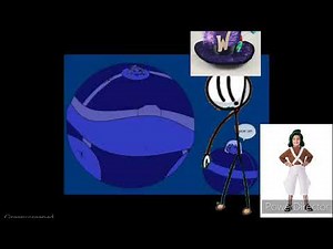 Willy wonka shoot Blueberry inflation with oompa loompa