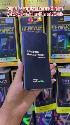 Samsung Note 10 Plus for Sale - Slightly Cracked