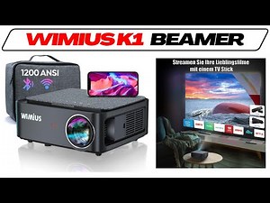 WiMiUS K1 Mini-Beamer im Test-Vergleich 2026 🥇 – WLAN LED Mini-Beamer Testsieger