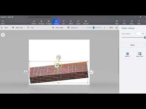 #4: Paint 3D Making new stickers