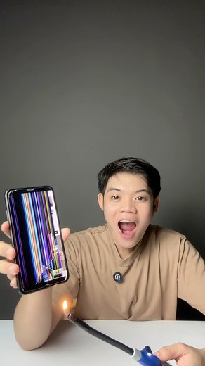 1.3M views · 7.6K reactions | Fixing Broken Screen with Lighter #iphone #android #screen #instareels | Dennisovich | Facebook