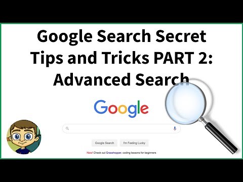 Google Search Secret Tips and Tricks PART 2 - Advanced Search