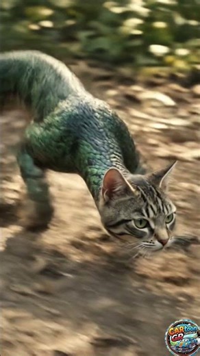 cat snake 🐍 #cartoon #cat #viralvideo #shorts
