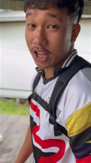 His father gave him some Ringgit money