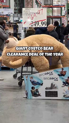 Giant Costco Bear Clearance Sale - Get 93 Inches of Fun at a Super Low Price!