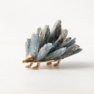 Décoration hérisson en cristal bleu fait main - Diffuseur d'huile d'aromathérapie - Etsy France