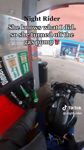 Night Rider Apology at the Gas Station