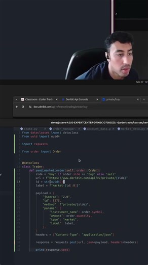 Deribit Auth Strategy: Simplify Your Coding Now #shorts