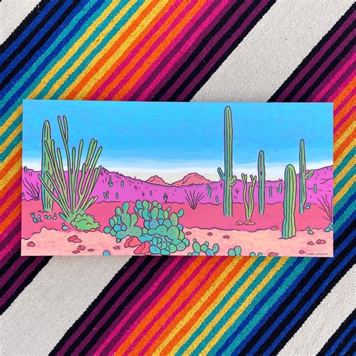 Sonoran Sunset - Canvas Print - Etsy