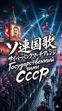 ソ連国歌 サイバーパンクマーチアレンジ Государственный гимн СССР Soviet anthem cyber punk march arrangement