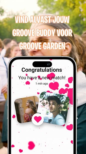 𝗠𝗘𝗘𝗧 𝗨𝗣 👯‍♂️ Nog opzoek naar een GROOVE buddy?! Download dan snel de Appic app en vind jouw match! 🩷 Download de app hier: https://link.appic.events/4KNZmbFn4gzGyh6y9 Tickets en info: www.groove.garden Lockers: https://reservations.be.mlunit.eu/iframe/228 Groove Garden Festival 2025 | 17 & 18 Mei 2025 | Sittard | Groove Garden
