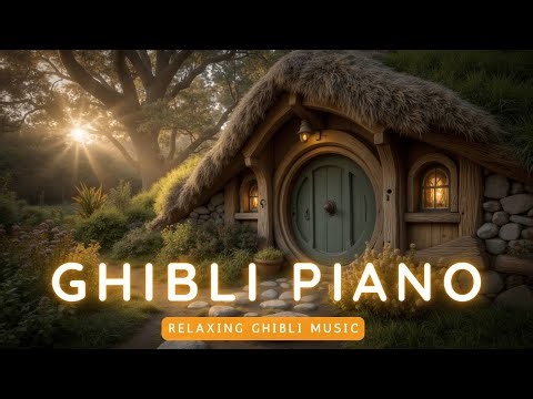 Relaxing Ghibli Piano Playlist - Perfect Background Music for Study or Deep Sleep