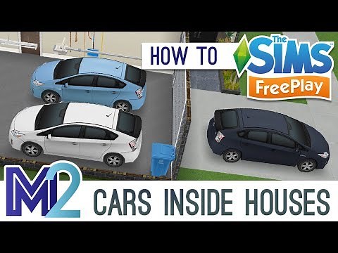 Sims FreePlay - Multiple Cars Inside Houses (Tutorial)