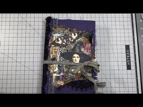 Witchy Altered Book Journal Flip Through
