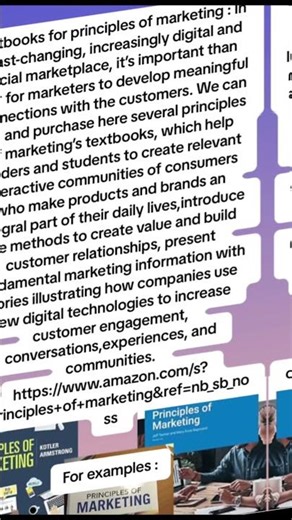 Textbooks for Principles of Marketing
