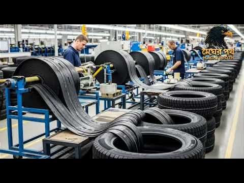 Inside the Factory: United States Tyre Making (Full Process)
