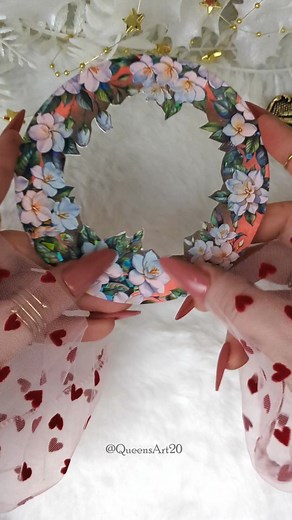 66K views · 1.6K reactions | ✨ ASMR | DIY Christmas tree ornament card using journaling & stationery supplies from Tina Art Craft ✨ A soothing and inspiring process for journal lovers, scrapbookers, and creative minds  Use the discount code Queensart10 for 10% off. ad | affiliate  All shops are listed in my profile bio.  #asmr #Journaling #fyp #art #scrapbooking #fblifestyle | QueensArt | Facebook