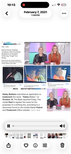 More receipts from my camera roll but a few things stood out about this whole thing with Selena‘s breakdown the day. The news broke that she had a breakdown of. Of course Justin was distraught. That is true but guess what Haley Baldwin was doing on that day oh yeah, she was down at the courthouse trying to get the skin care brand, BIEBER beauty but Justin stopped her for some reason, but I always thought that was weird that she was trying to secure that name. This is also the time that Selena‘s