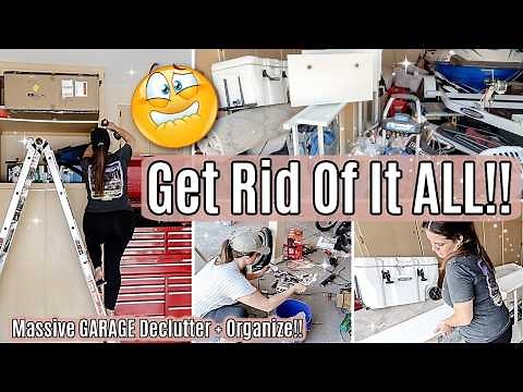 Extreme Garage Makeover: Declutter & Organize Everything!