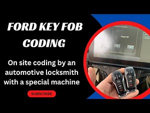 Ford Key Fob Coding - How to Program a Ford Key Fob with a Special Machine (Auto Locksmith)