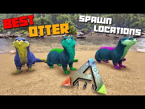 ARK: The Island | OTTER Spawn Locations | BEST Spots To Find Them!