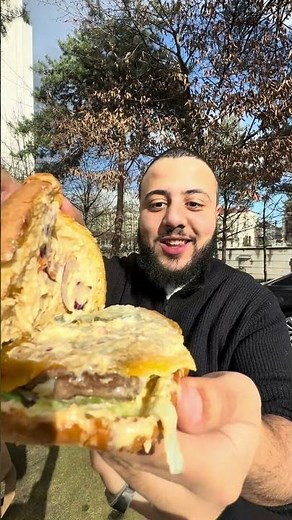 😳 The BEST Halal burgers in Nancy? #nancy #burger #tasting #smashburger