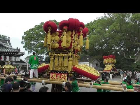 讃岐豊浜ちょうさ祭り2025 八幡神社 岡、大平木、本村、雲岡、梶谷