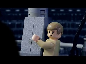 LEGO Star Wars Vader vs Luke fight on Cloud City