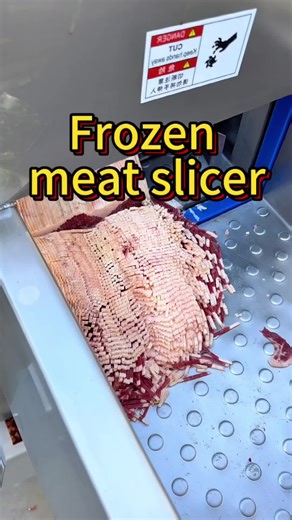 Innovative Frozen Meat Slicer for Efficient Food Processing