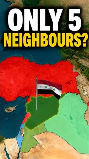 Syria's Borders Explained #syria #geopolitics #map