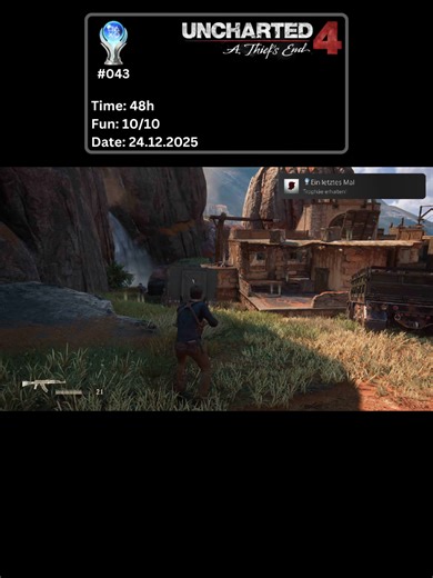 Uncharted 4: A Thief's End Platinum Trophy