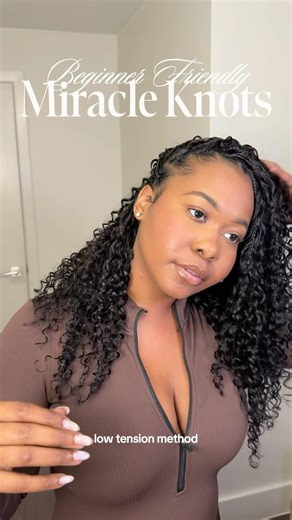 Miracle Knots Tutorial Using Crochet Hair From @JanetCollectionTV 😍 #miracleknots #crochethair