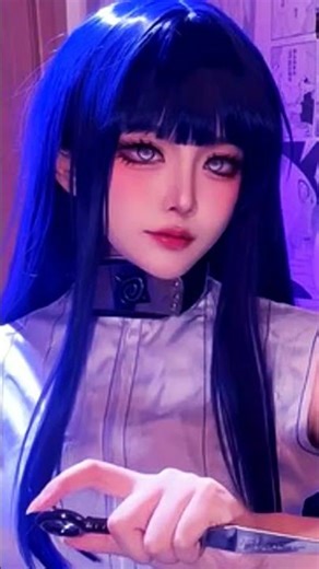 hinata hyuga cosplay 👑😍