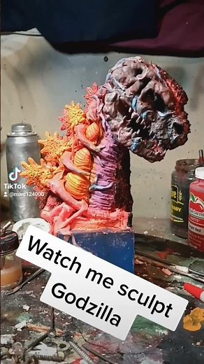 Sculpting Shin Godzilla Anatomy
