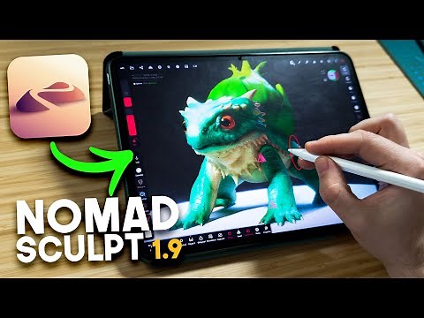 LA MEJOR APP 3D PARA TABLET NOMAD SCULPT 1.9 Android y iPad | Tutorial completo en Español